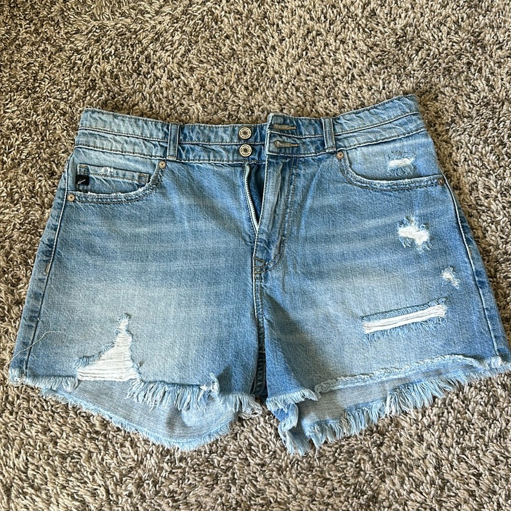KanCan Farah High Rise Mom Shorts size 29